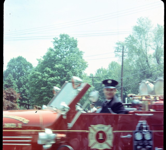 Does anyone know who is driving the old Seagrave in this photo?
Photo Taken By A. Chapman (many years ago)